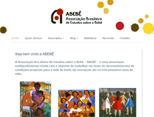 Tablet Screenshot of abebe.org.br